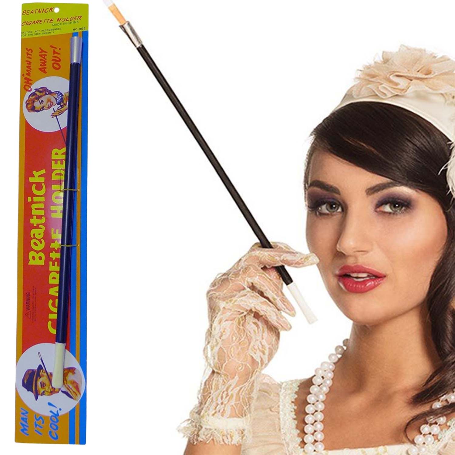 Uzun Sigara Ağızlık 70li 80li 90lı Yıllar Retro Parti 30 cm (4812)