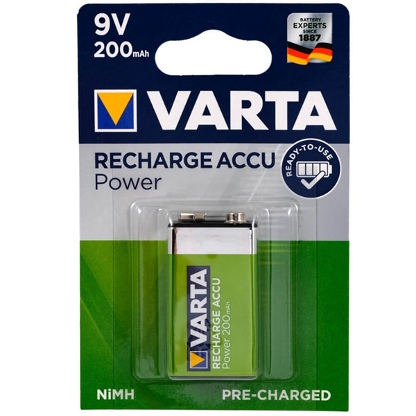 VARTA 9 VOLT 200 MAH ŞARJLI PİL (4812)