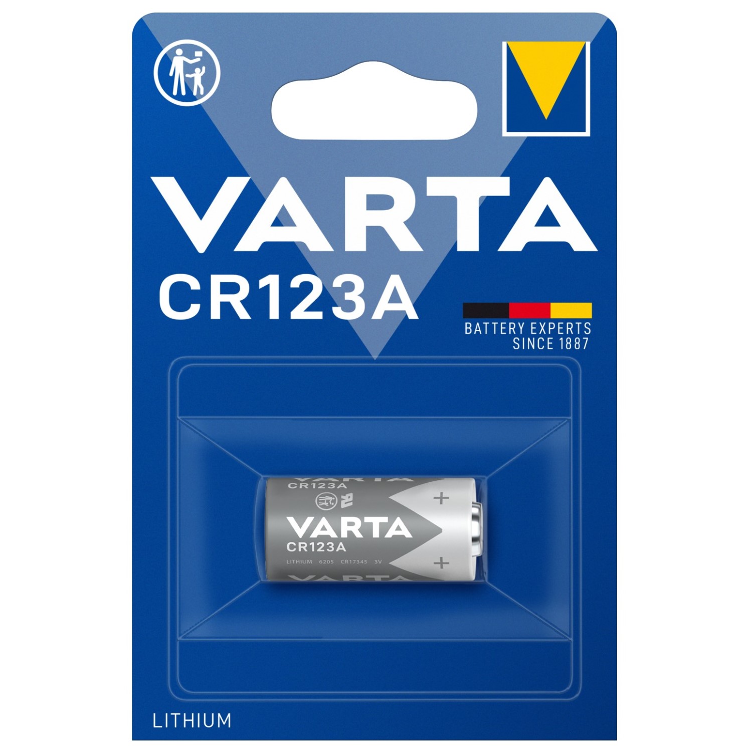 VARTA CR123A 3 VOLT LİTYUM PİL TEKLİ PAKET FİYAT (4812)