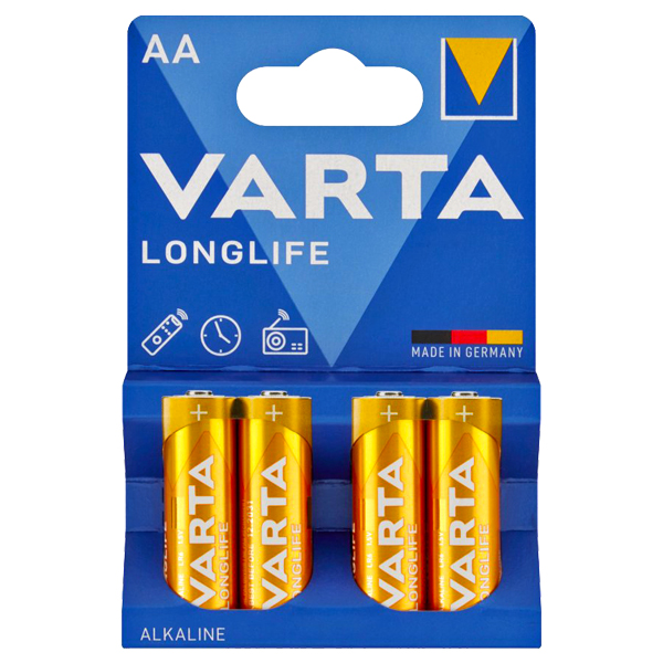 VARTA LONGLIFE POWER ALKALİN AA KALEM PİL 4LÜ PAKET FİYAT (4812)