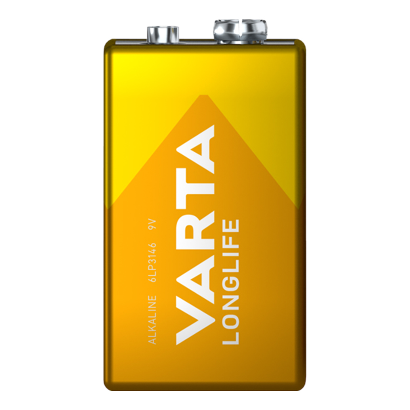 VARTA LONGLIFE POWER ALKALİN 9 VOLT PİL TEKLİ PAKET FİYAT (4812)