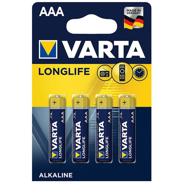 VARTA LONGLIFE POWER ALKALİN AAA İNCE KALEM PİL 4LÜ PAKET FİYAT (4812)