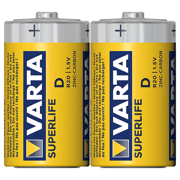 VARTA SUPERLIFE ÇİNKO BÜYÜK BOY D PİL 24LÜ PAKET FİYAT (4812)