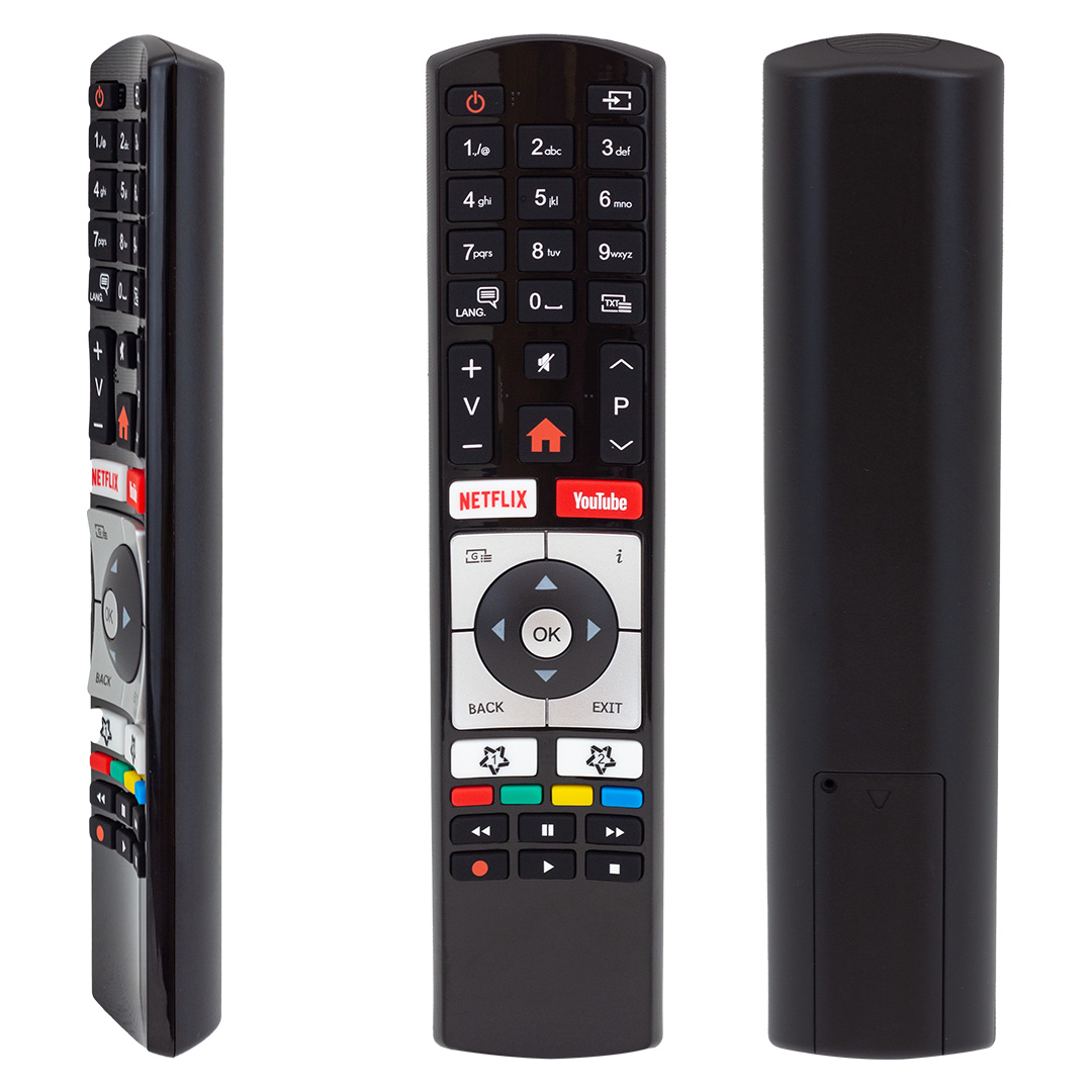 VESTEL RC4318 H0362A NETFLIX-YOUTUBE TUŞLU TV KUMANDA YAZISIZ (30100823) (4812)
