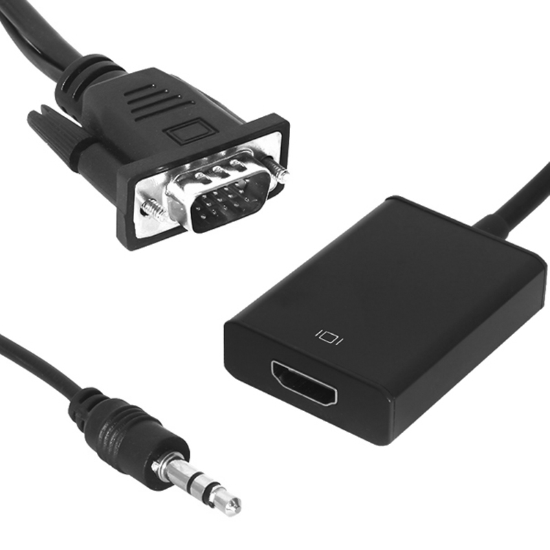 VGA ERKEK TO HDMI DİŞİ DÖNÜŞTÜRÜCÜ KABLO (4812)