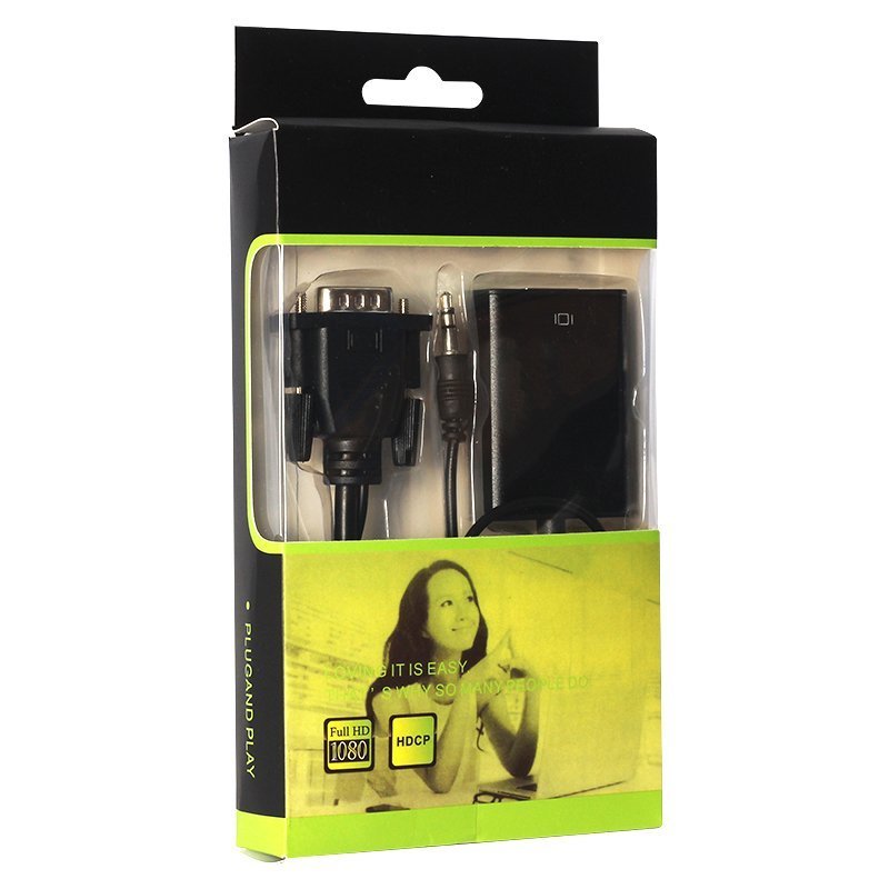 VGA ERKEK TO HDMI DİŞİ DÖNÜŞTÜRÜCÜ KABLO (4812)