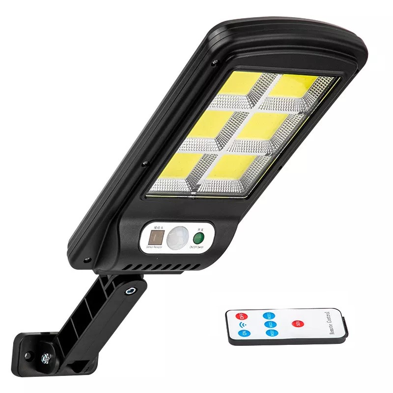 W756-6 HAREKET SENSÖRLÜ 3 MODLU UZAKTAN KUMANDALI 6 COB LEDLİ SOLAR LAMBA (4812)