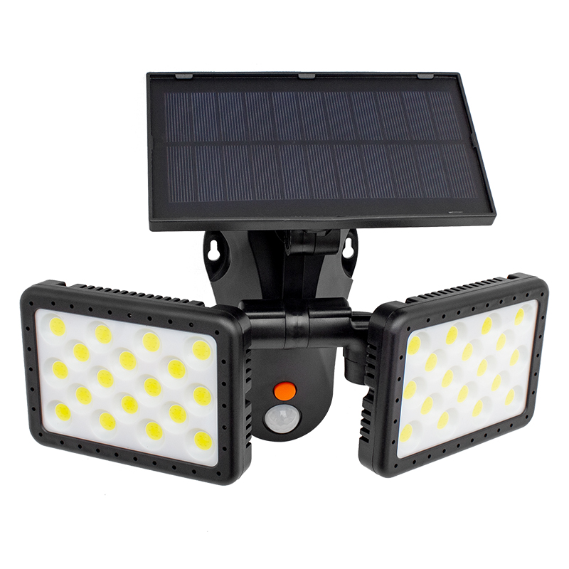 W770B SENSÖRLÜ 36 COB LEDLİ SOLAR AYDINLATMALI DUVAR LAMBASI (4812)