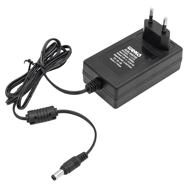 12 VOLT - 3.2 AMPER - 38 WATT 5.5*2.5 UÇLU PLASTİK KASA PRİZ TİP ADAPTÖR KUTULU YERLİ ÜRETİM (4812) 12 VOLT - 3.2 AMPER - 38 WATT 5.5*2.5 UÇLU PLASTİK KASA PRİZ TİP ADAPTÖR KUTULU YERLİ ÜRETİM (4812)