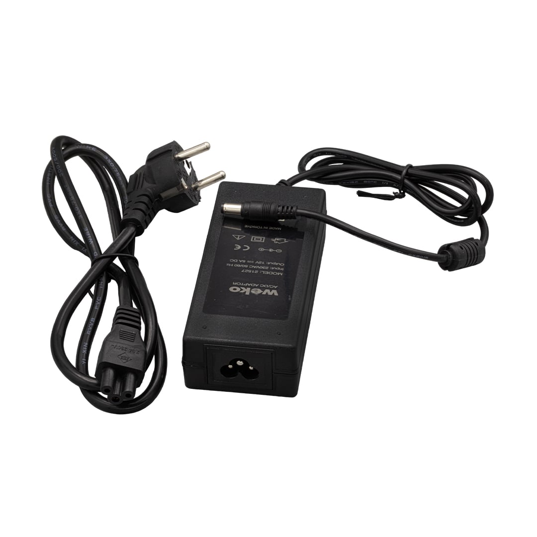 12 VOLT - 5 AMPER 5.5*2.5 UÇLU YERLİ ÜRETİM PLASTİK KASA MASAÜSTÜ ADAPTÖR (4812) 12 VOLT - 5 AMPER 5.5*2.5 UÇLU YERLİ ÜRETİM PLASTİK KASA MASAÜSTÜ ADAPTÖR (4812)