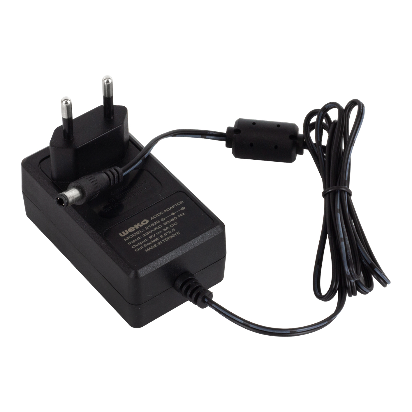 9 VOLT - 3 AMPER 5.5*2.5 UÇLU YERLİ ÜRETİM PLASTİK KASA PRİZ TİPİ ADAPTÖR (4812) 9 VOLT - 3 AMPER 5.5*2.5 UÇLU YERLİ ÜRETİM PLASTİK KASA PRİZ TİPİ ADAPTÖR (4812)
