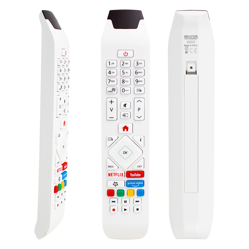 VESTEL RCA343140P YOUTUBE-NETFLIX-PRIME VIDEO TUŞLU LCD-LED TV KUMANDA BEYAZ (4812)