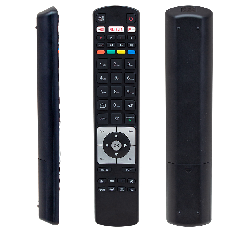 VESTEL RC 5118F BLACK FPLAY NETFLİX-YOUTUBE-PLAY TUŞLU LCD-LED TV KUMANDA (4812)