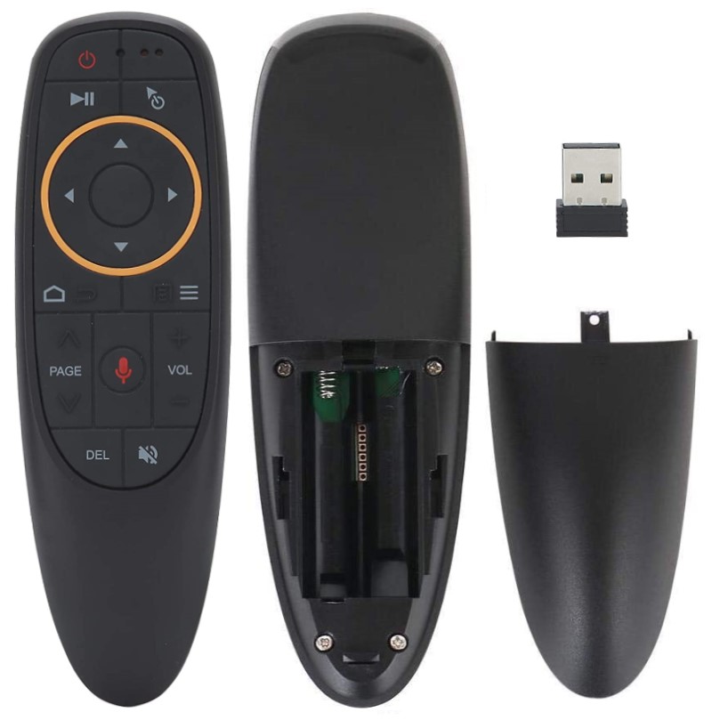 G10 ANDROID-WINDOWS-MAC-LINUX-TV BOX UYUMLU SES KOMUTLU AIR MOUSE 2.4GHZ SMART TV AKILLI KUMANDA (4812)