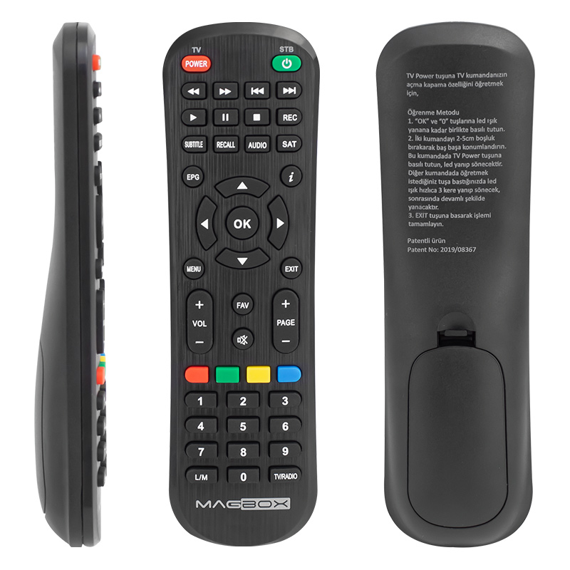 MAGBOX LMLİ DRAGON LUNA 2020 SERİSİ TV ÖZELLİKLİ AKILLI UYDU KUMANDASI (TÜM LMLİ KUMANDALARA UYAR) (4812)