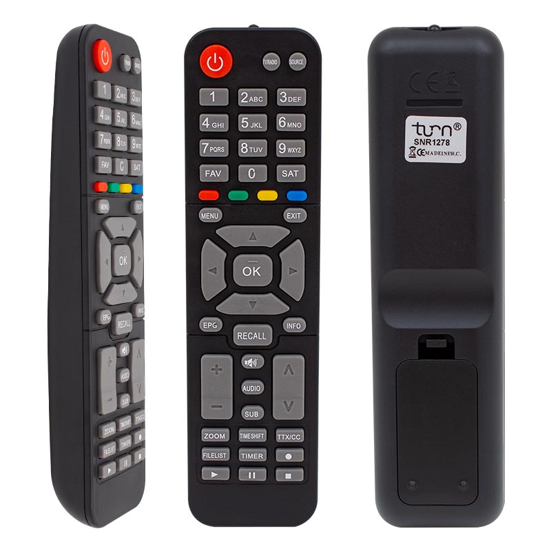 TECNOBOX TWIN HD *FOXSTAR TWİN * ROSE PREMİUM MİNİ SCART+HD HD UYDU KUMANDASI (4812)