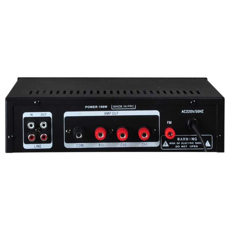 WESTA WM-605U 2 BÖLGELİ 2 MİK. GİRİŞLİ 100 WATT TRAFOLU ANFİ (4812)