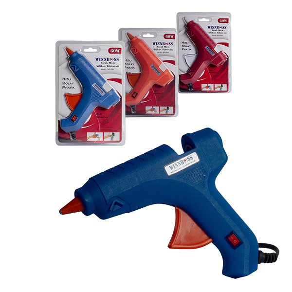 WINNBOSS WN-1162 40 WATT ANAHTARLI SICAK MUM SİLİKON TABANCASI (4812)