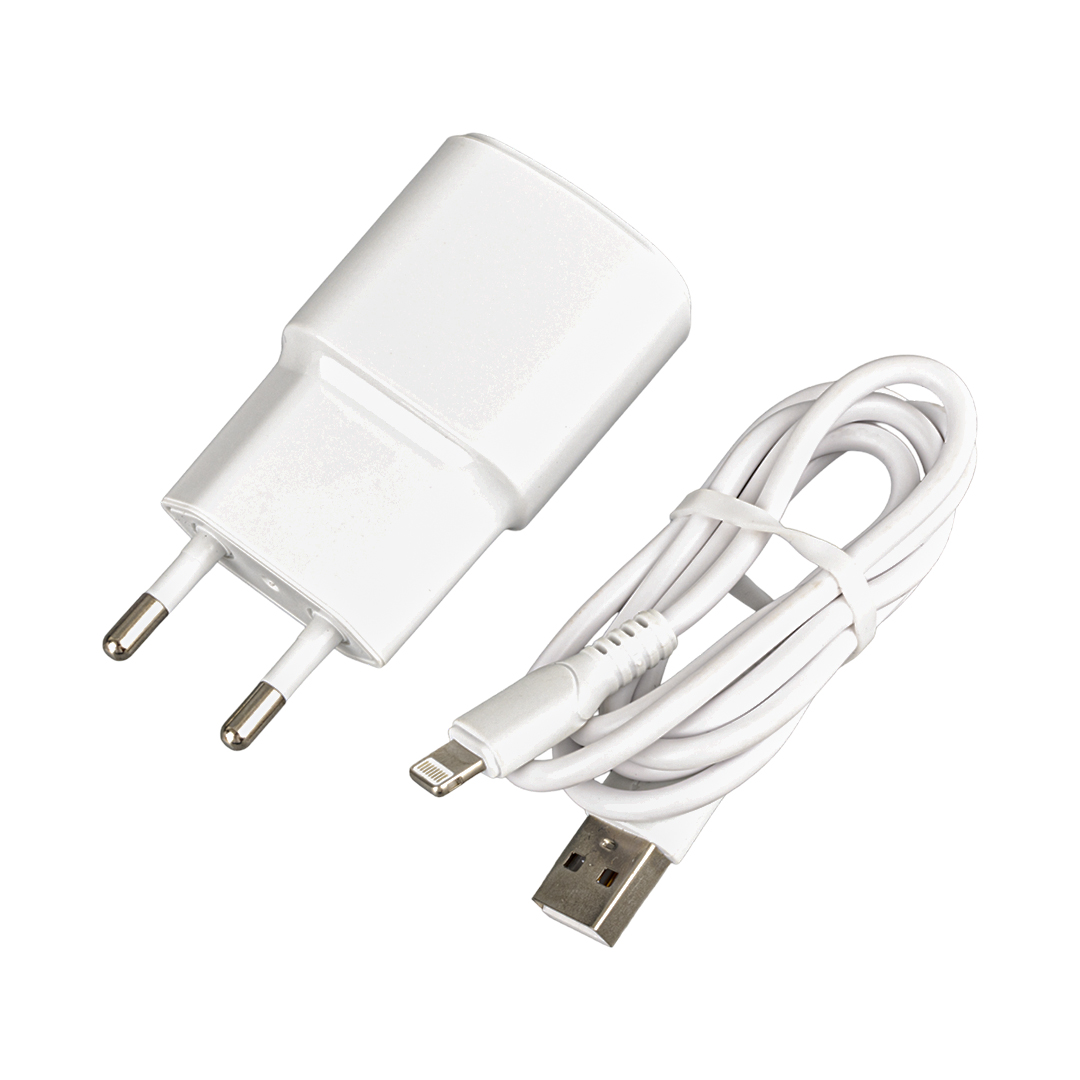 WK-21437 IP 2.1 AMPER ŞARJ BAŞLIK ADAPTÖRÜ + LIGHTNING KABLO (NO:3) (4812) WK-21437 IP 2.1 AMPER ŞARJ BAŞLIK ADAPTÖRÜ + LIGHTNING KABLO (NO:3) (4812)