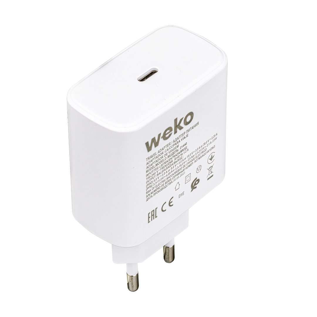 WK-21440 S11-C 25 WATT ŞARJ BAŞLIK ADAPTÖRÜ + TYPE-C TO TYPE-C KABLO (NO:9T) (4812)