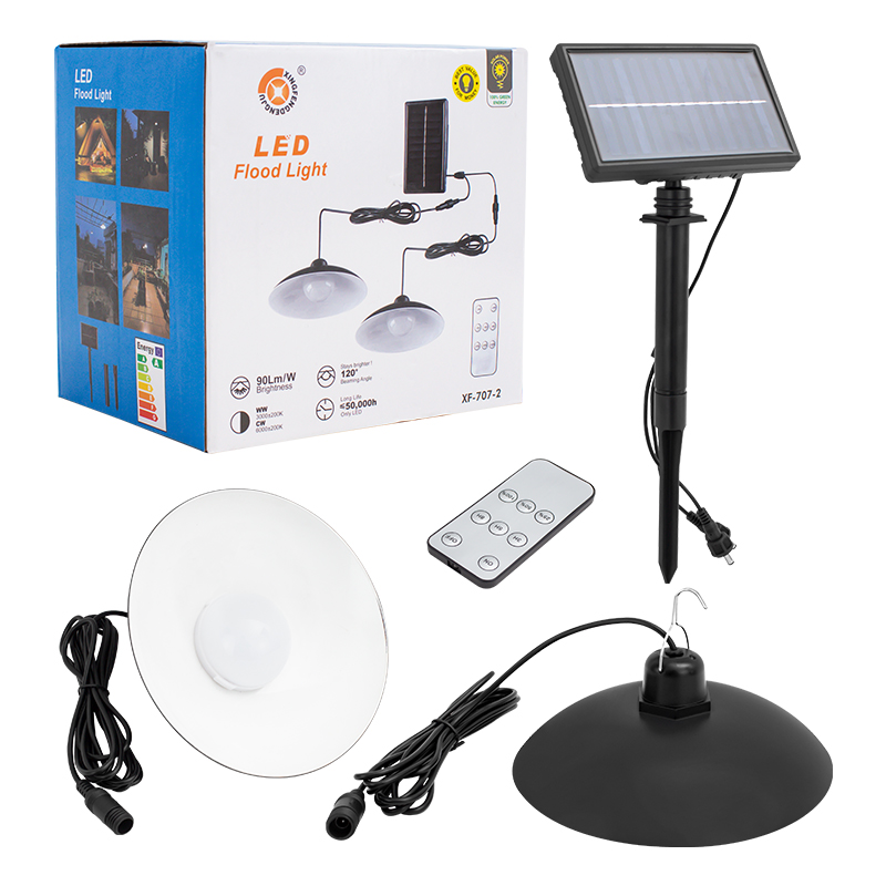 XF-707-2 KUMANDALI 2 POWER LEDLİ PROJEKTÖR LAMBASI (4812)