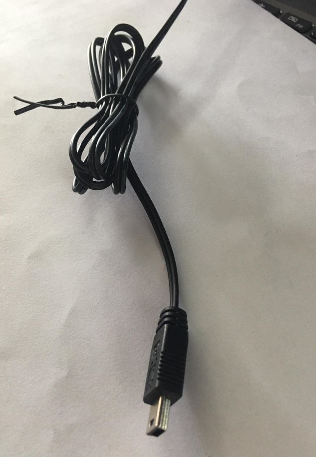 YERLİ ÜRETİM 1.2 METRE 18/0.10BS*2F MİNİ USB YEDEK ADAPTÖR KABLOSU (4812)