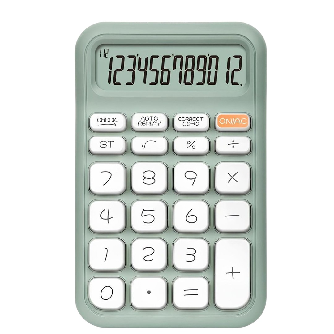 YEŞİL 12 HANELİ HESAP MAKİNESİ (4812)