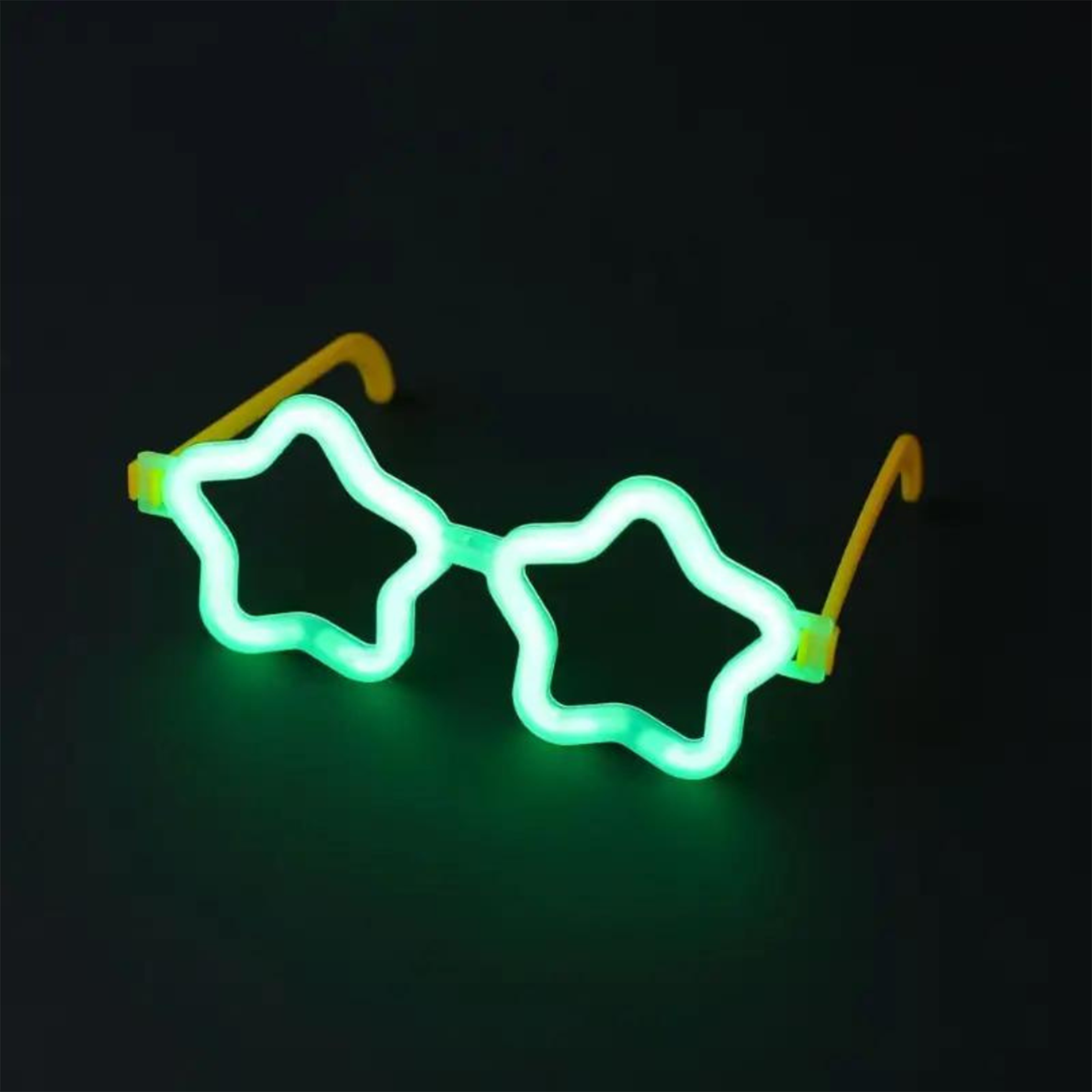 Yıldız Glow Gözlük - Yıldız Şekilli Glow Stick Gözlüğü - Glow Partisi Gözlük 12 Adet (4812)