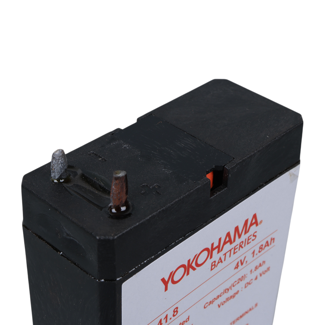 YOKOHAMA YH-41.8 4 VOLT - 1.8 AMPER KURU AKÜ (50 X 76 X 22 MM) (4812) YOKOHAMA YH-41.8 4 VOLT - 1.8 AMPER KURU AKÜ (50 X 76 X 22 MM) (4812)