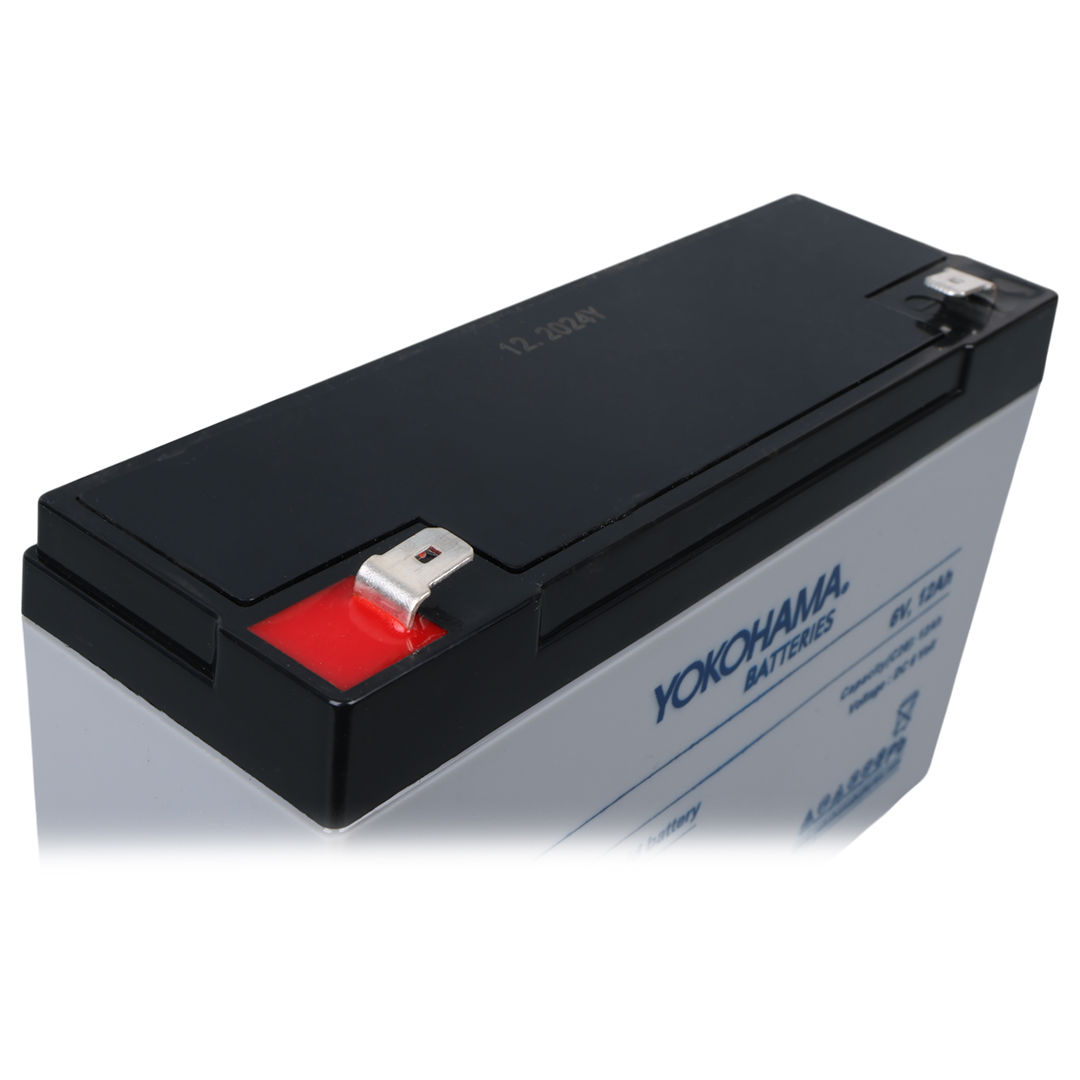 YOKOHAMA YH-612 6 VOLT - 12 AMPER KURU AKÜ (150 X 50 X 94 MM) (4812)
