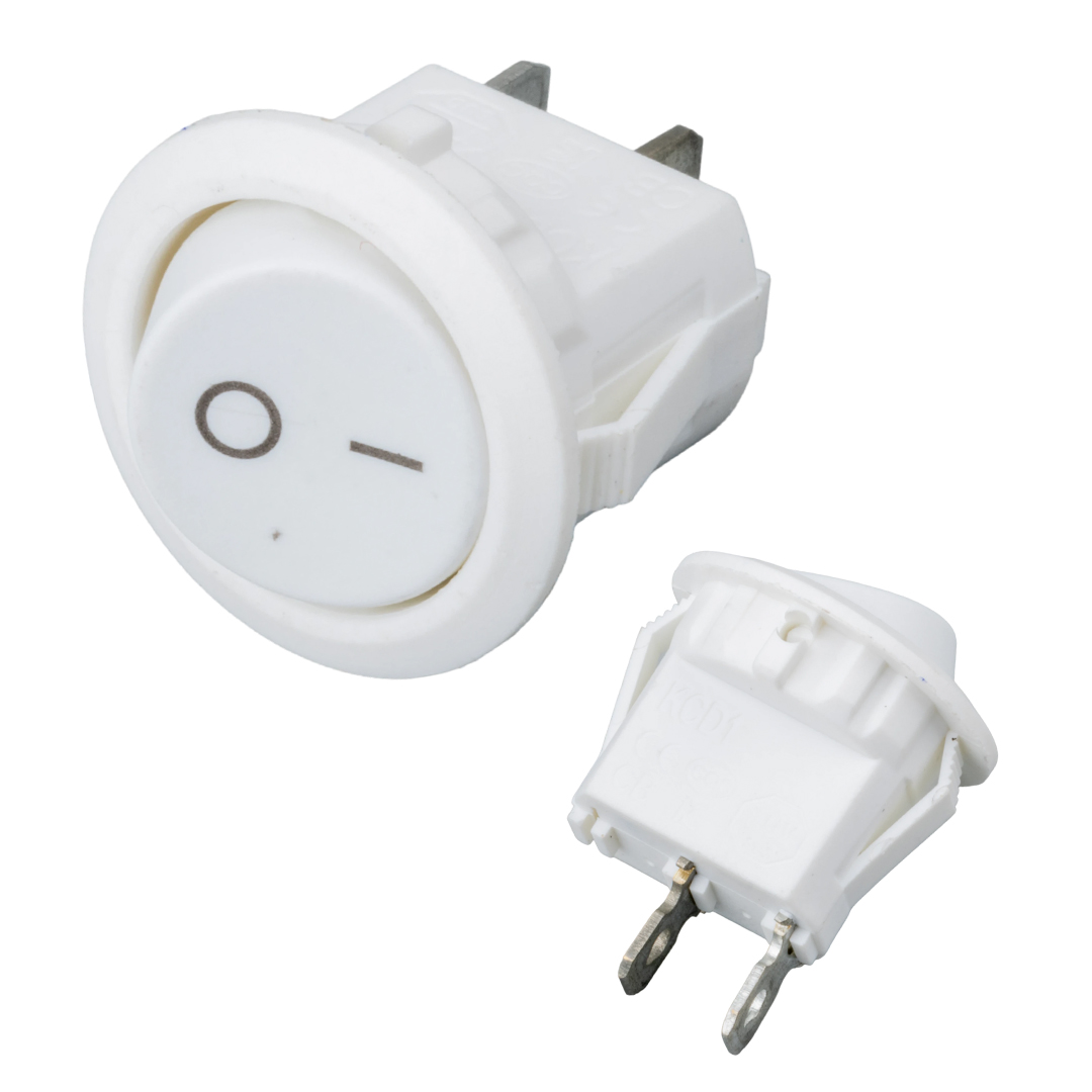 YUVARLAK IŞIKSIZ ANAHTAR ON-OFF 2P (IC-133A) (4812)