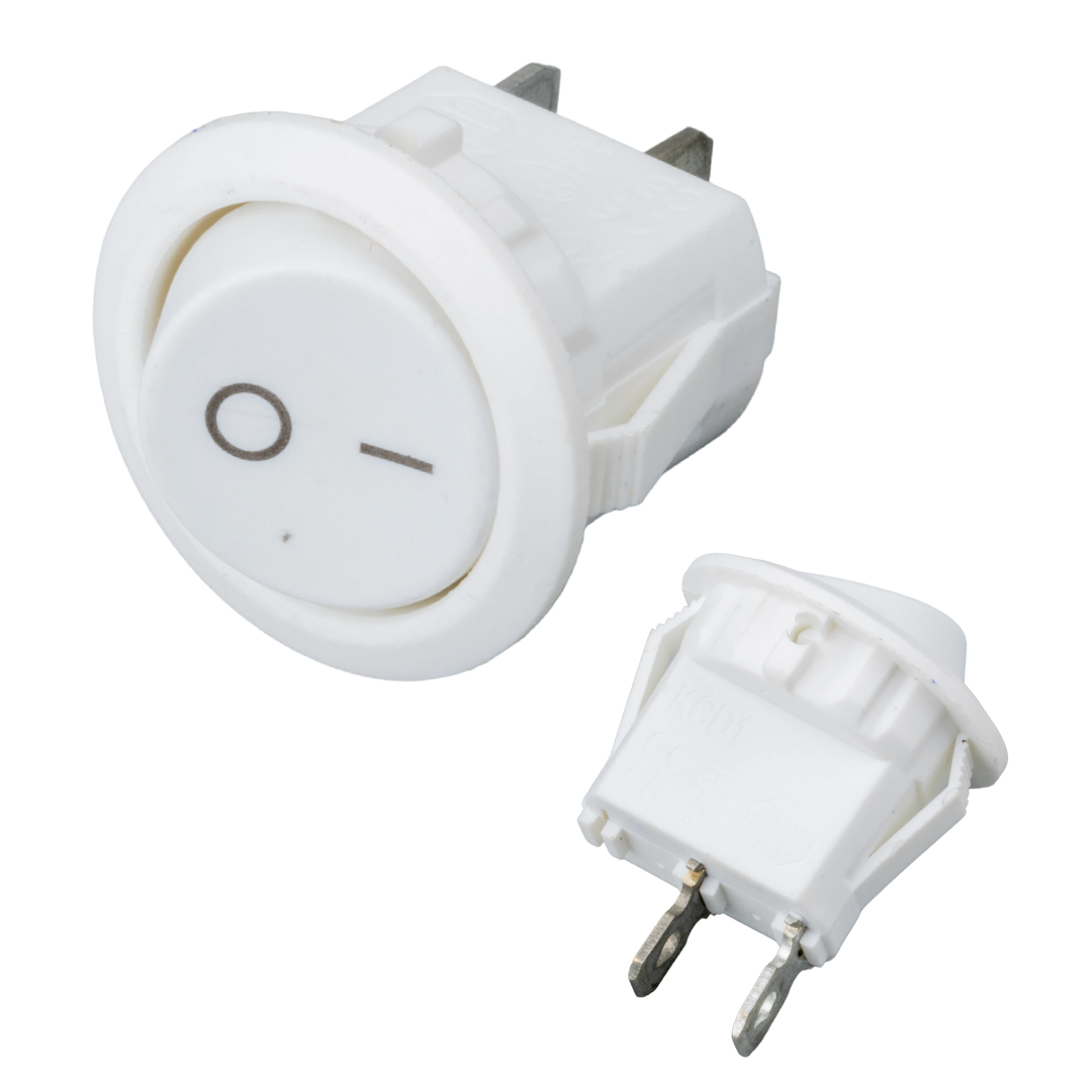 YUVARLAK IŞIKSIZ ANAHTAR ON-OFF 2P (IC-133A) (4812)