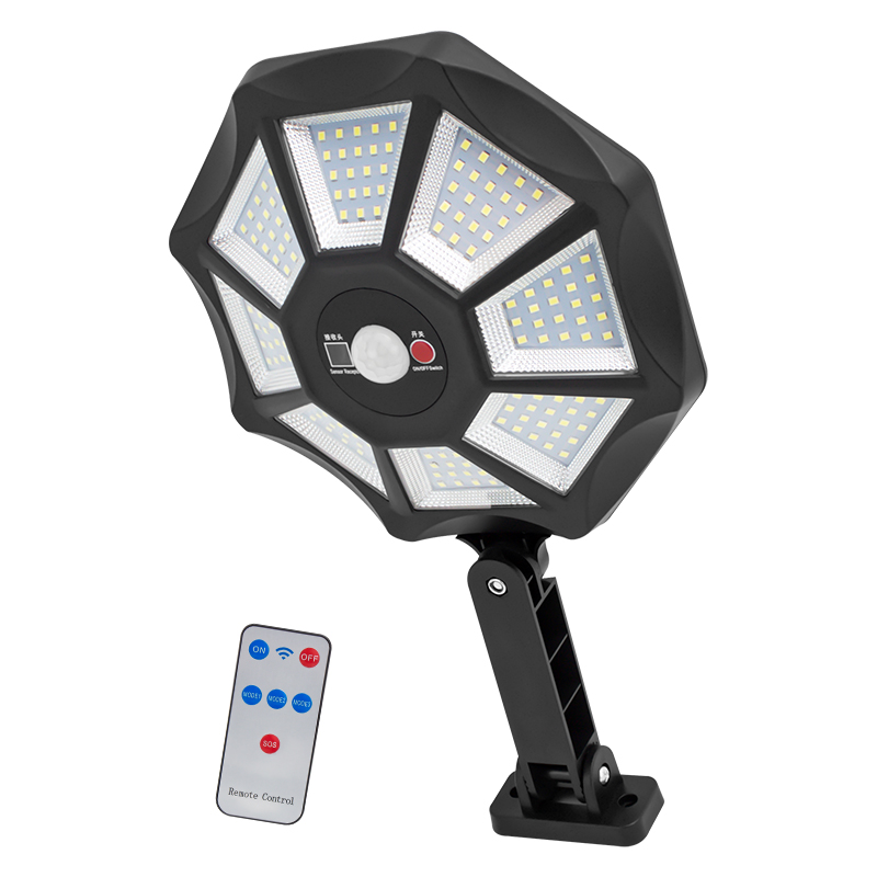 ZB-168A KUMANDALI 3 KADEMELİ 168 SMD LEDLİ SENSÖRLÜ BEYAZ SOLAR AYDINLATMA (4812)