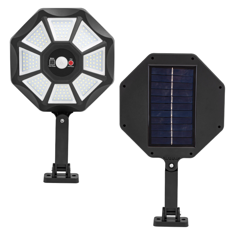 ZB-168A KUMANDALI 3 KADEMELİ 168 SMD LEDLİ SENSÖRLÜ BEYAZ SOLAR AYDINLATMA (4812)