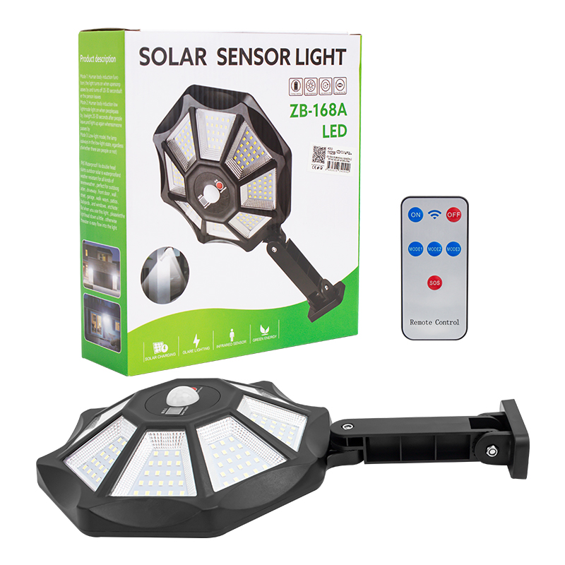 ZB-168A KUMANDALI 3 KADEMELİ 168 SMD LEDLİ SENSÖRLÜ BEYAZ SOLAR AYDINLATMA (4812) ZB-168A KUMANDALI 3 KADEMELİ 168 SMD LEDLİ SENSÖRLÜ BEYAZ SOLAR AYDINLATMA (4812)